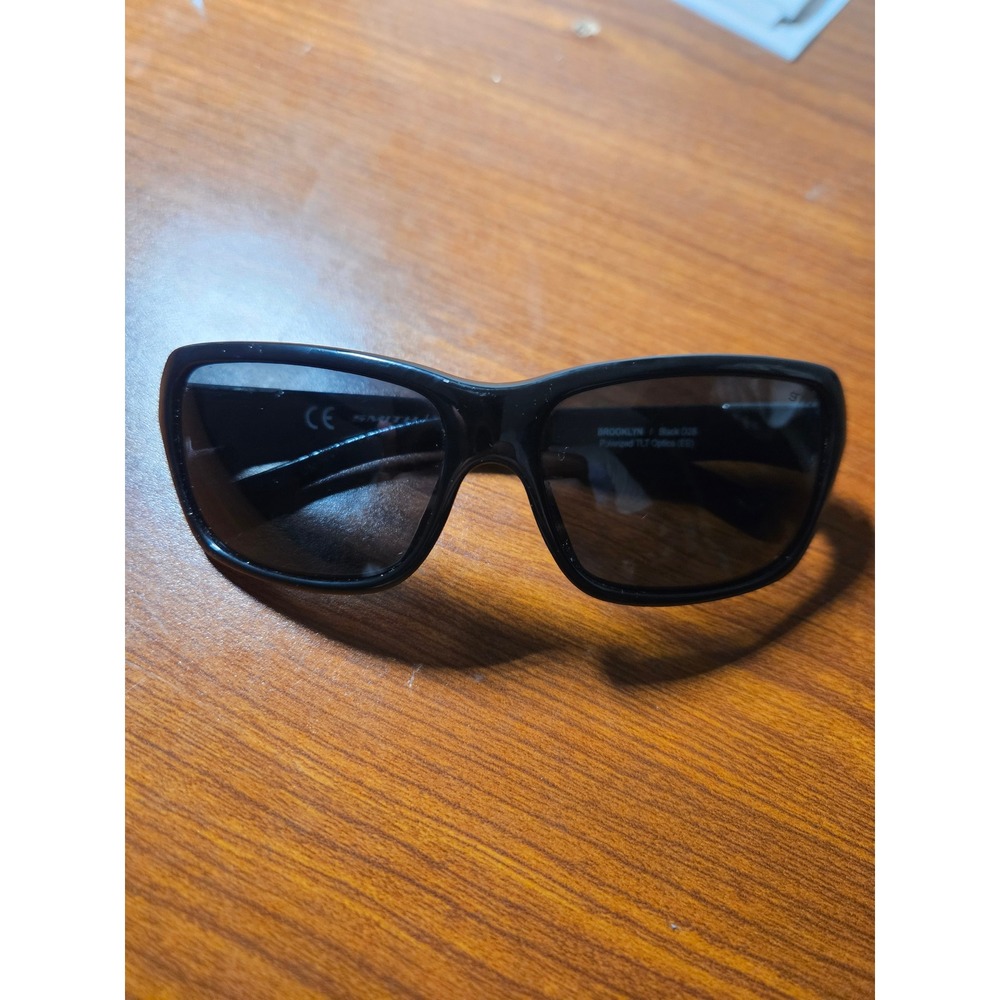Smith Sunglasses Unisex OS Black Brooklyn Polarized TLT Evolve Rectangular
